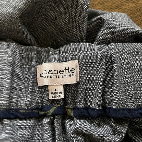 Nanette Lepore Women's Wide Leg Ankle Pull-on Pant - Picture 3 of 7